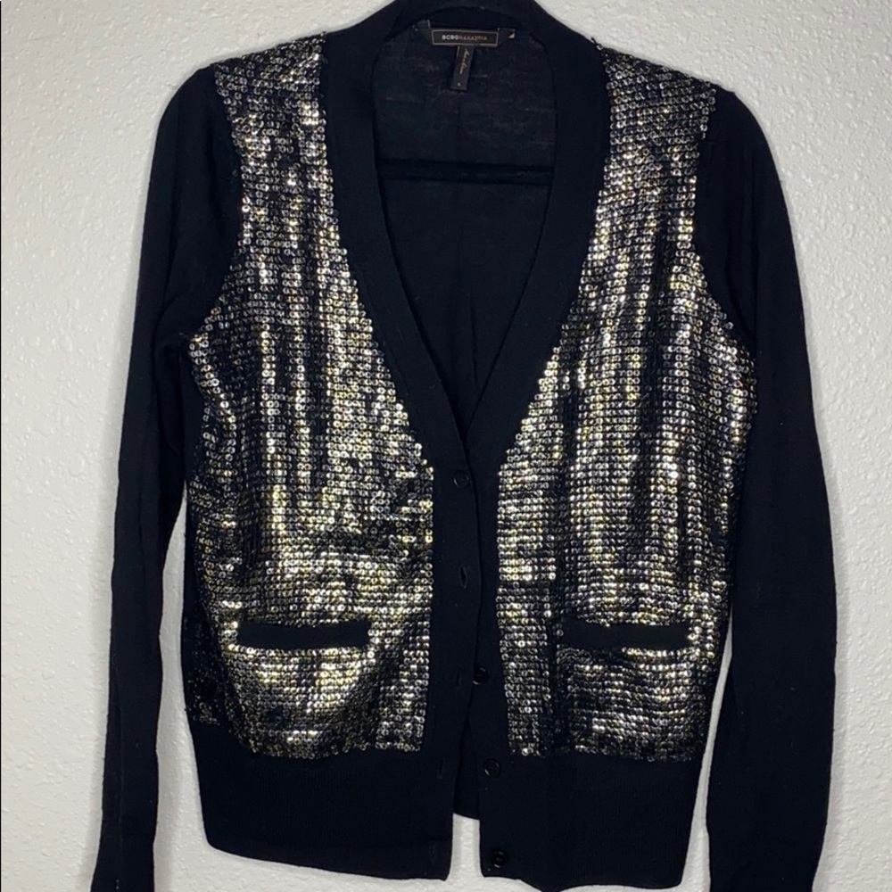Sequin cardigan by BCBG
